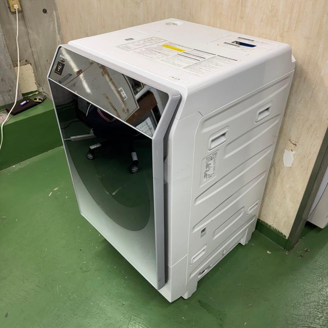 118 関東配送　ドラム式洗濯機　11キロ　6キロ　極美品　左開き　半年保証