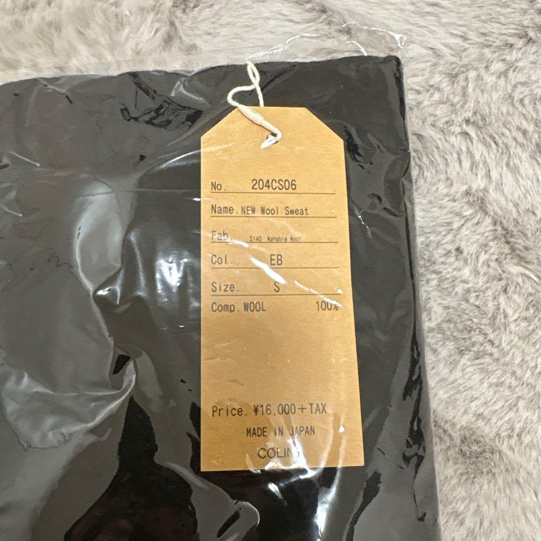 こ*い様 COLINA WOOL SWEAT ウールスウェット　ブラック
