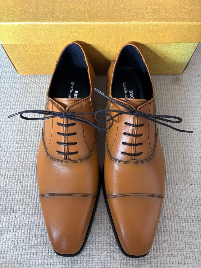 ☆新品未使用箱付☆ REGAL ストレートチップ　ビジネスシューズ