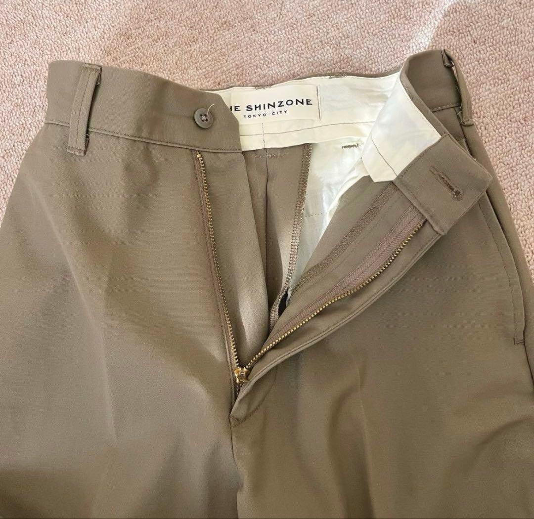 【美品】シンゾーン ハイウエストチノパンツ 34
