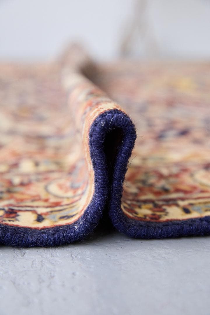 ヴィンテージラグ　ペルシャ絨毯　メダリオン（184×122cm）赤　青　ベージュ