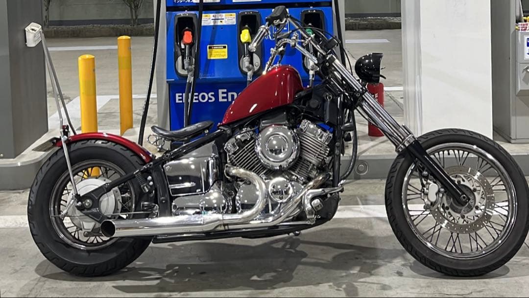 ドラッグスター400 2in1 マフラー フルエキ スラッシュ 車検対応