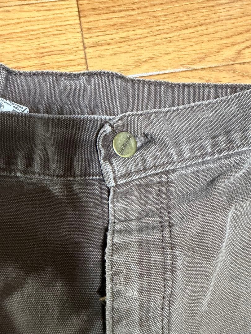 90s USA Carhartt B136 ダブルニーパンツ w38×30