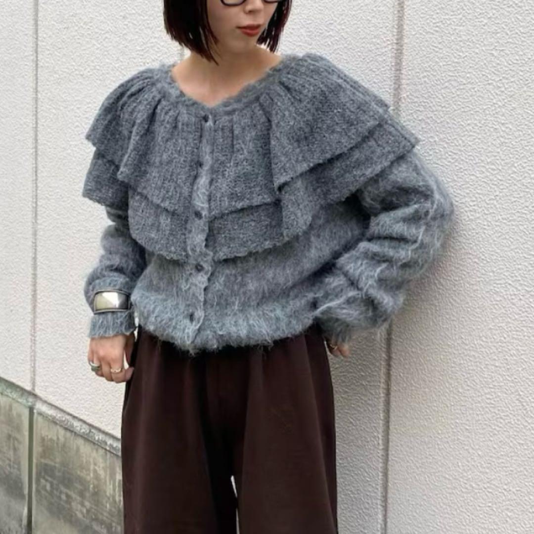 ちゃリナ様　タグ付き新品　LAATO frill frill knit