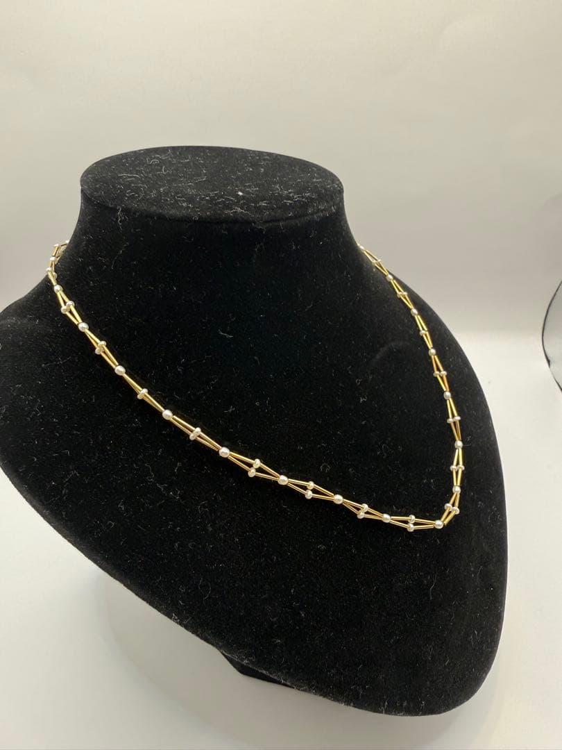 18金　パール　ネックレス