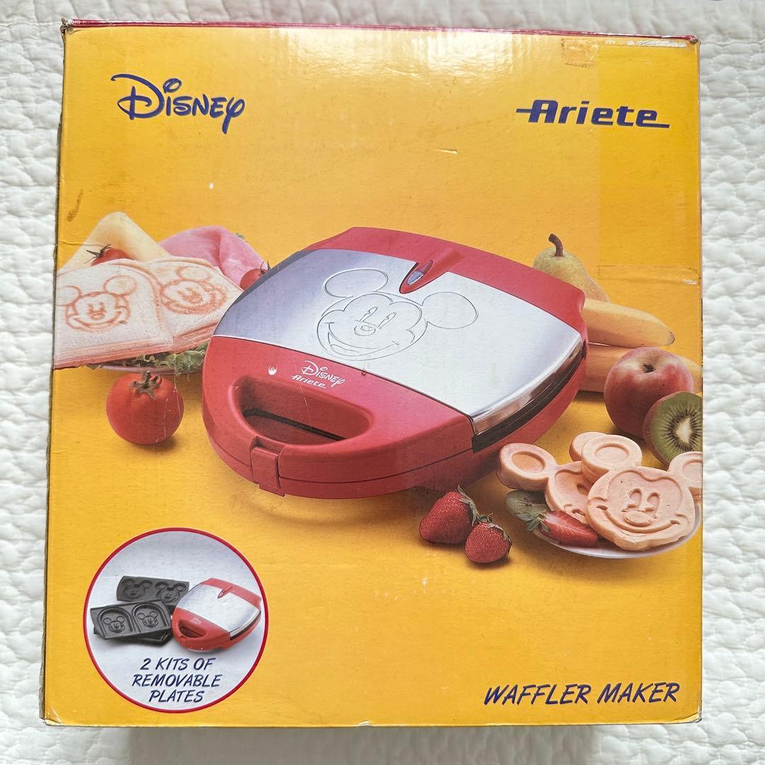 レア 希少 デロンギ アリエテ ディズニー ミッキー ワッフルメーカー