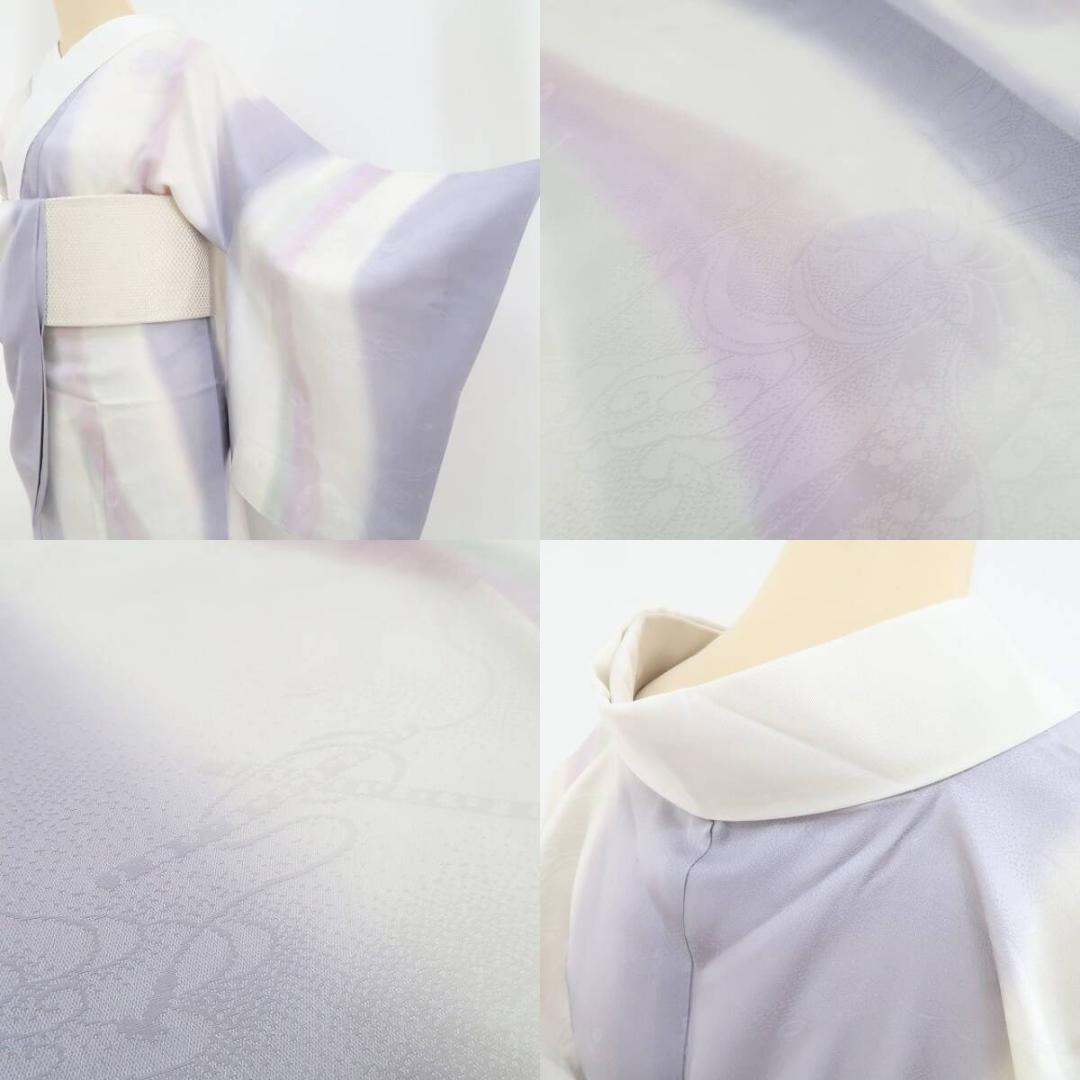 新品 さが美 友禅作家 千地泰弘 落款 天女 着物 仕付け糸付 長襦袢 5251