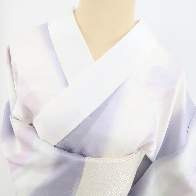 新品 さが美 友禅作家 千地泰弘 落款 天女 着物 仕付け糸付 長襦袢 5251
