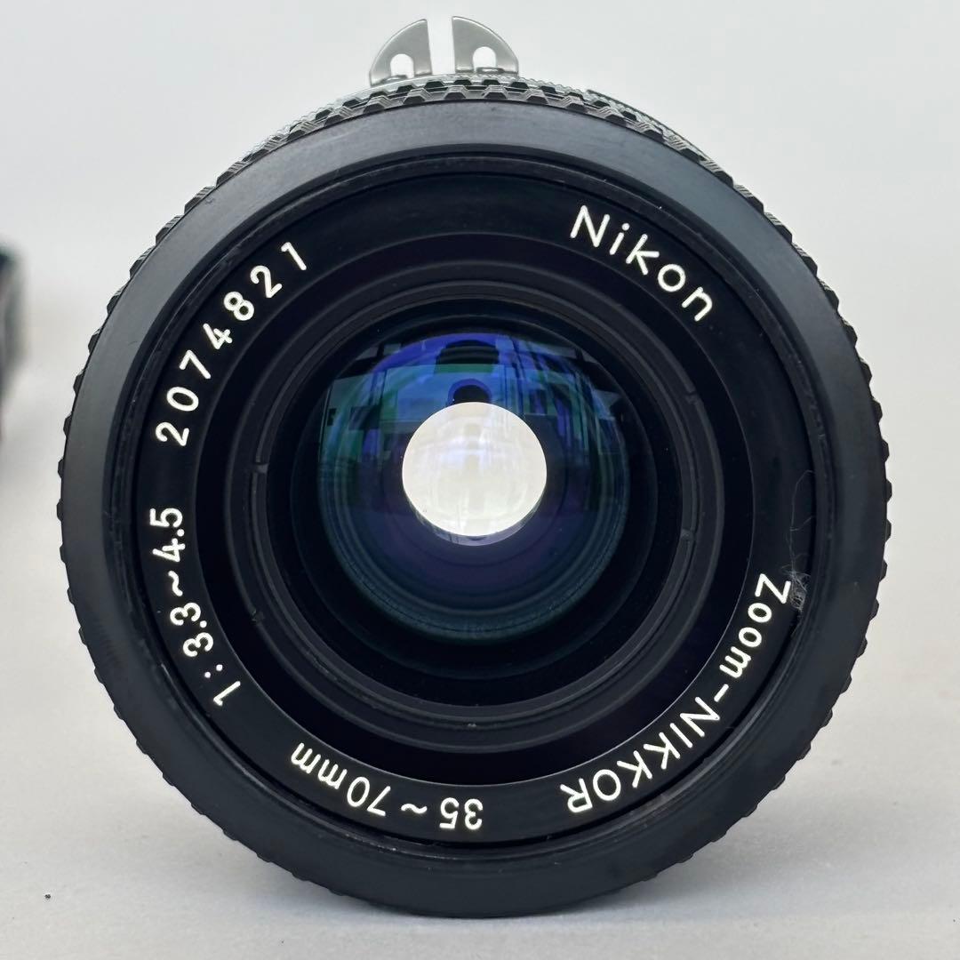 Nikon FE フィルム一眼レフ35-70mmズームレンズ付き