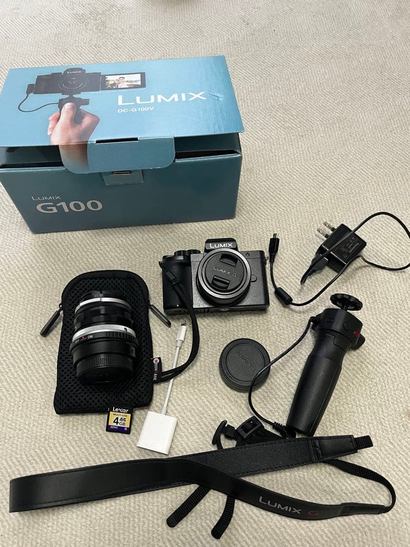 LUMIX G100vレンズ2つ付属品多数