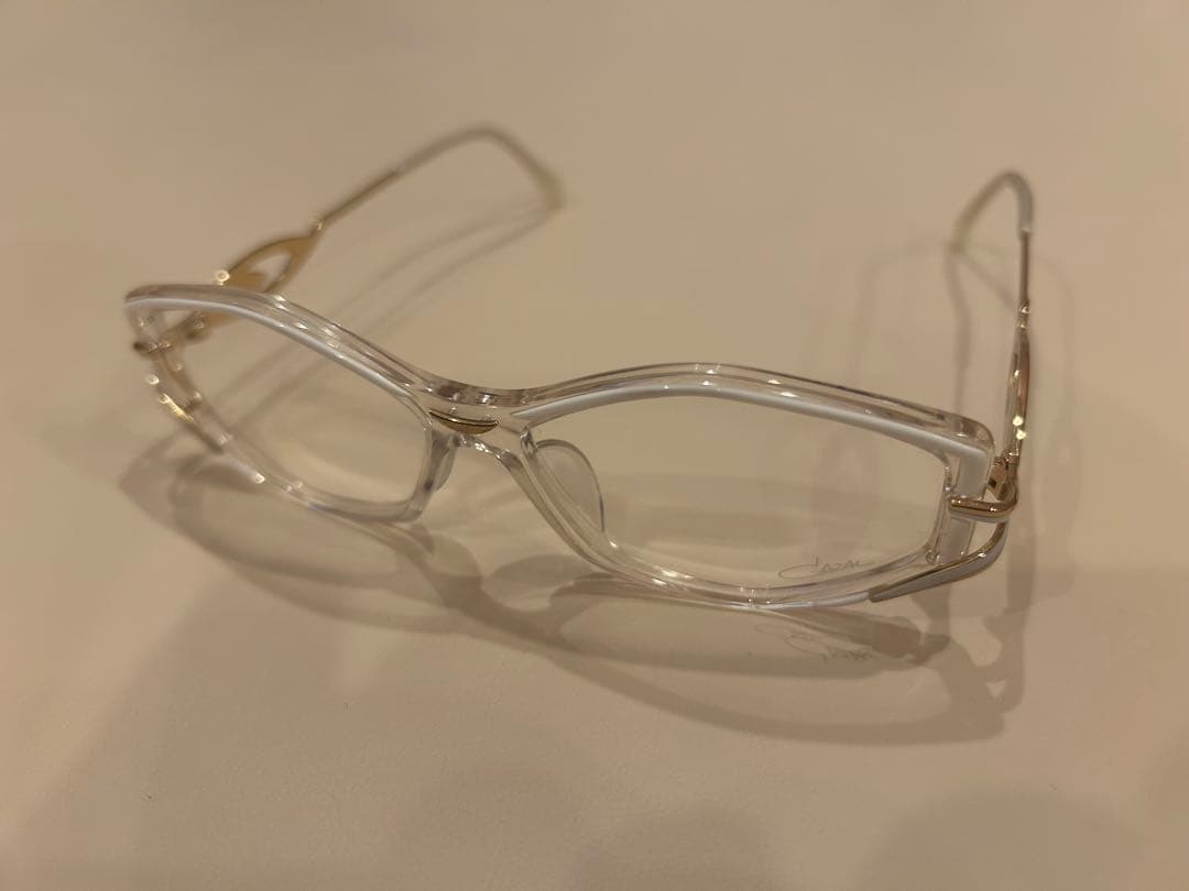 ネル　カザール/CAZAL ヴィンテージ　サングラス　クリアフレーム