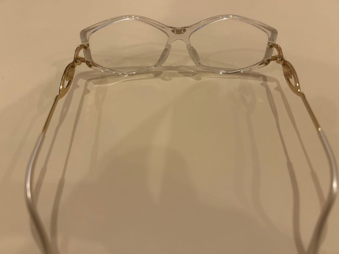 ネル　カザール/CAZAL ヴィンテージ　サングラス　クリアフレーム