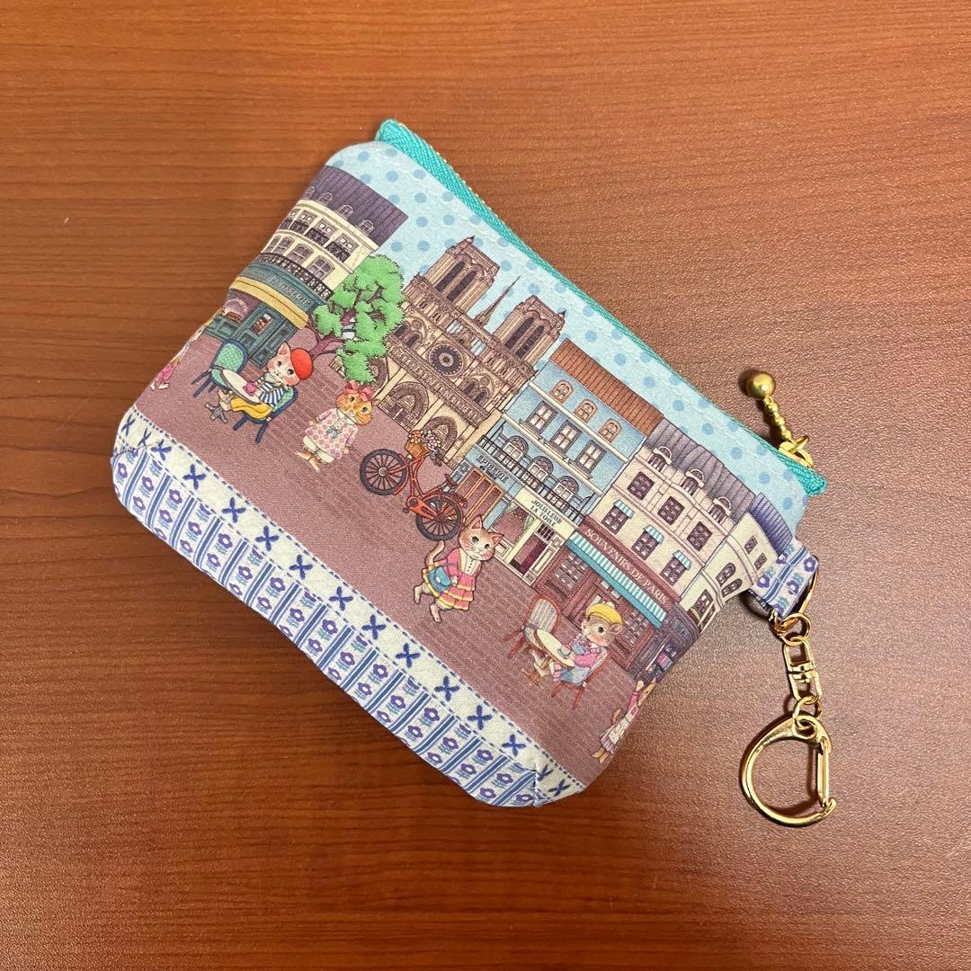 ジョリーフルール　新作マイリトルテイラー　正方形トート＆12㎝ポーチセット