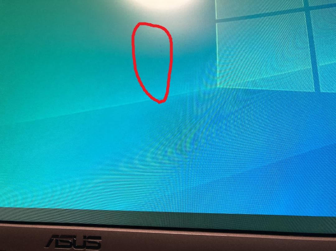 〇傷有り ASUS MX34VQ 34型湾曲ウルトラワイドモニター 中古品④