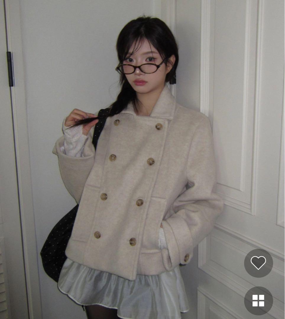 【modimood】ウールハーフコート