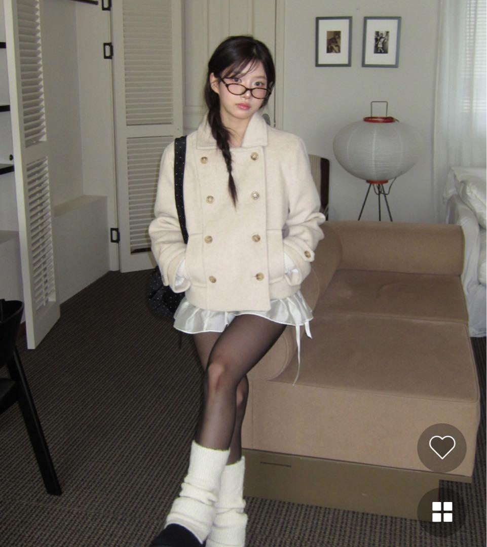 【modimood】ウールハーフコート