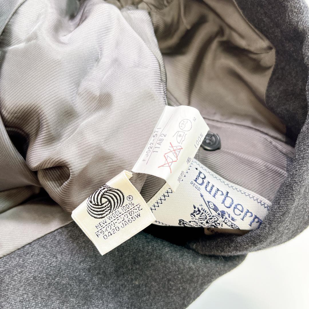 Burberrys 金ボタン ダブル テーラードジャケット 11 M グレー