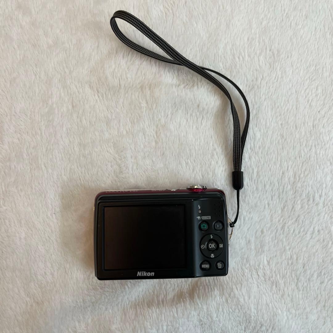Nikon COOLPIX L23 レッド 電池新品交換済み　キッズカメラにも可
