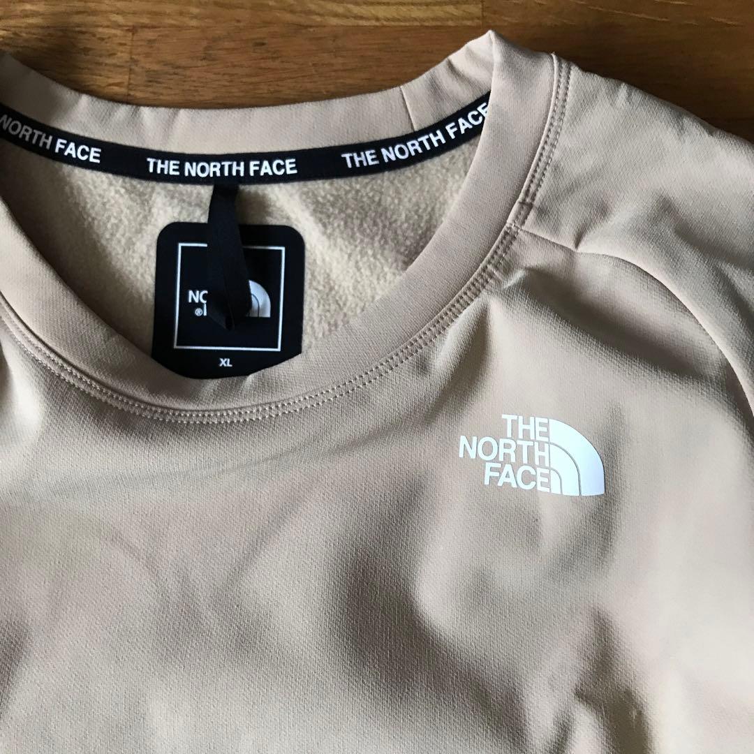 【10%値下】ザノースフェイスエイペックスサーマルクルー　フリース　ロゴプリント