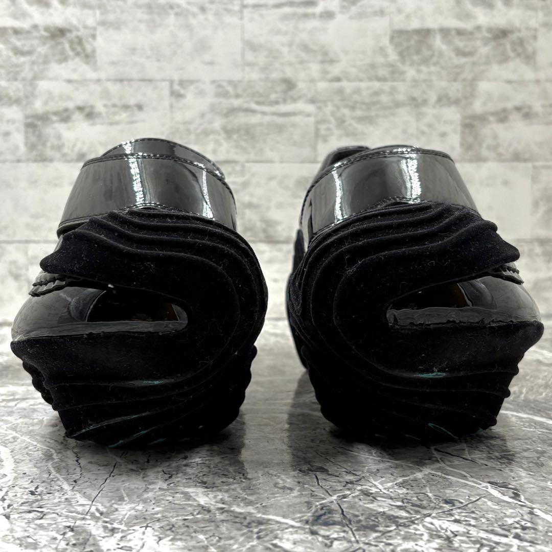 【美品】grounds オイスター ローファー フロッキースクラッチ 25.5