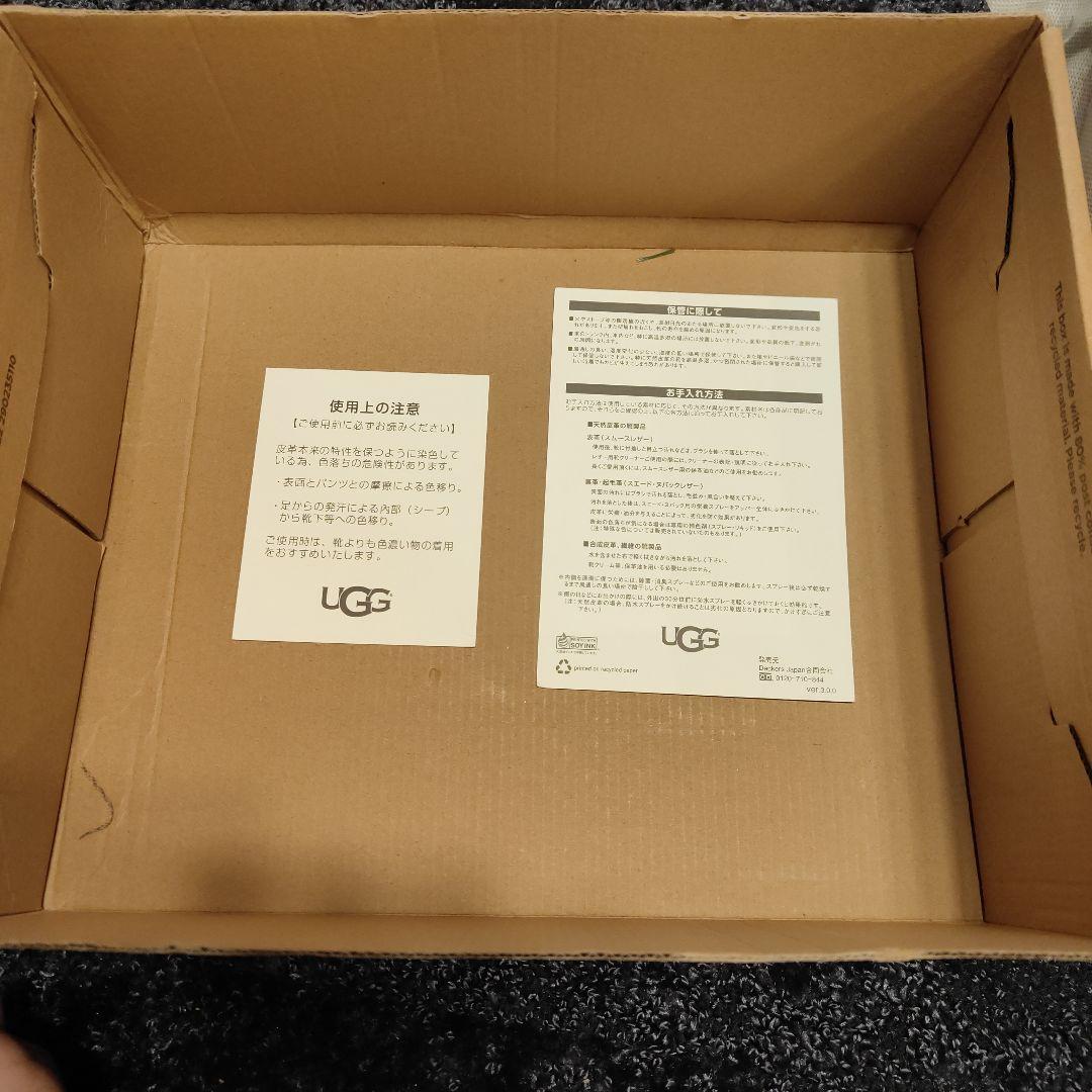 【美品】UGG ムートンブーツ ファスナー付き23cm レディース