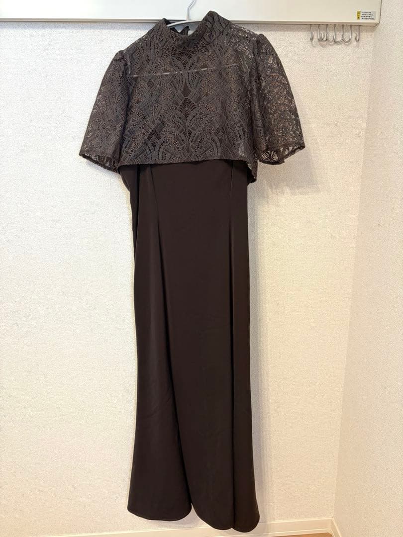 DorryDoll 3wayレースボレロ&マーメイドキャミドレス　ブラウン　L