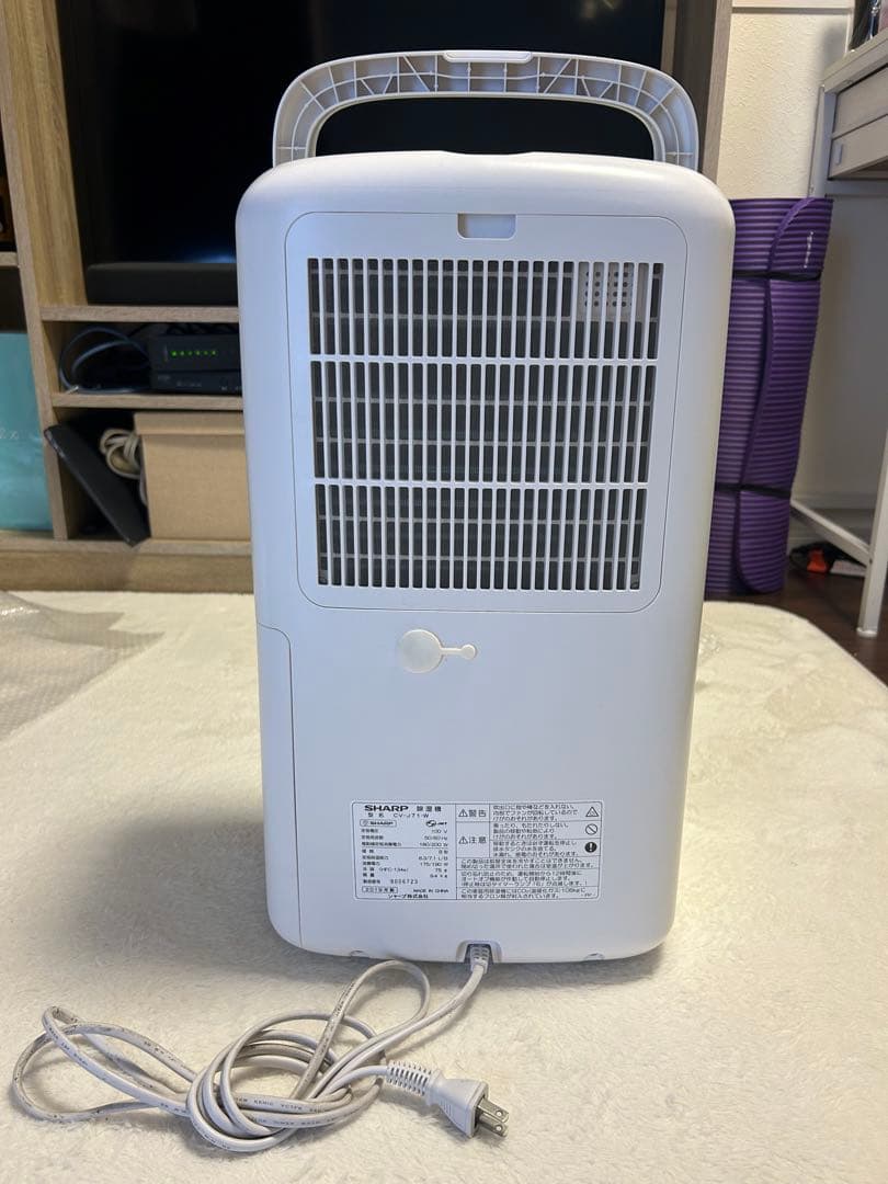 【3,000円値引き可】SHARP　衣類乾燥除湿機 CV-J71 2019年製