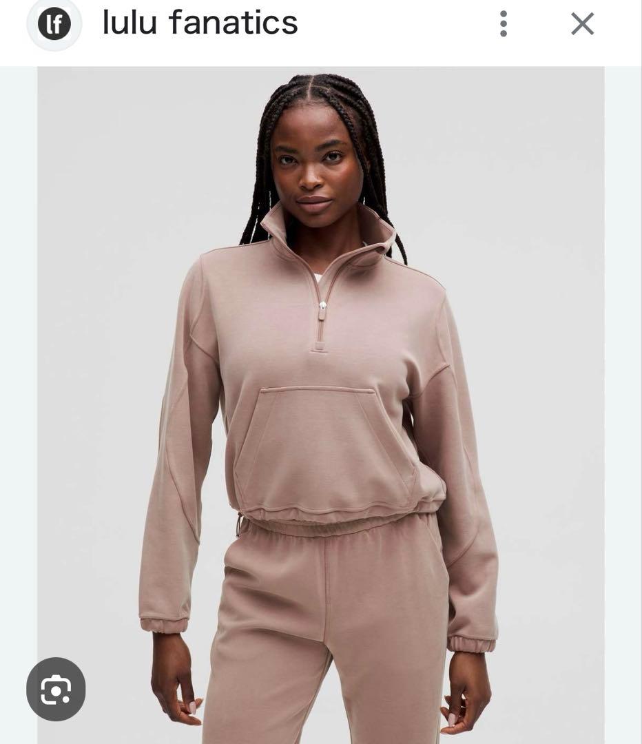 ★新品タグ付き★ ルルレモン ハーフジップ トレーナー