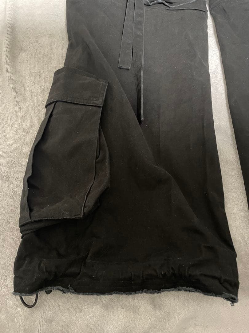 【GRANCY】ZipDesign CargoPants ブラック