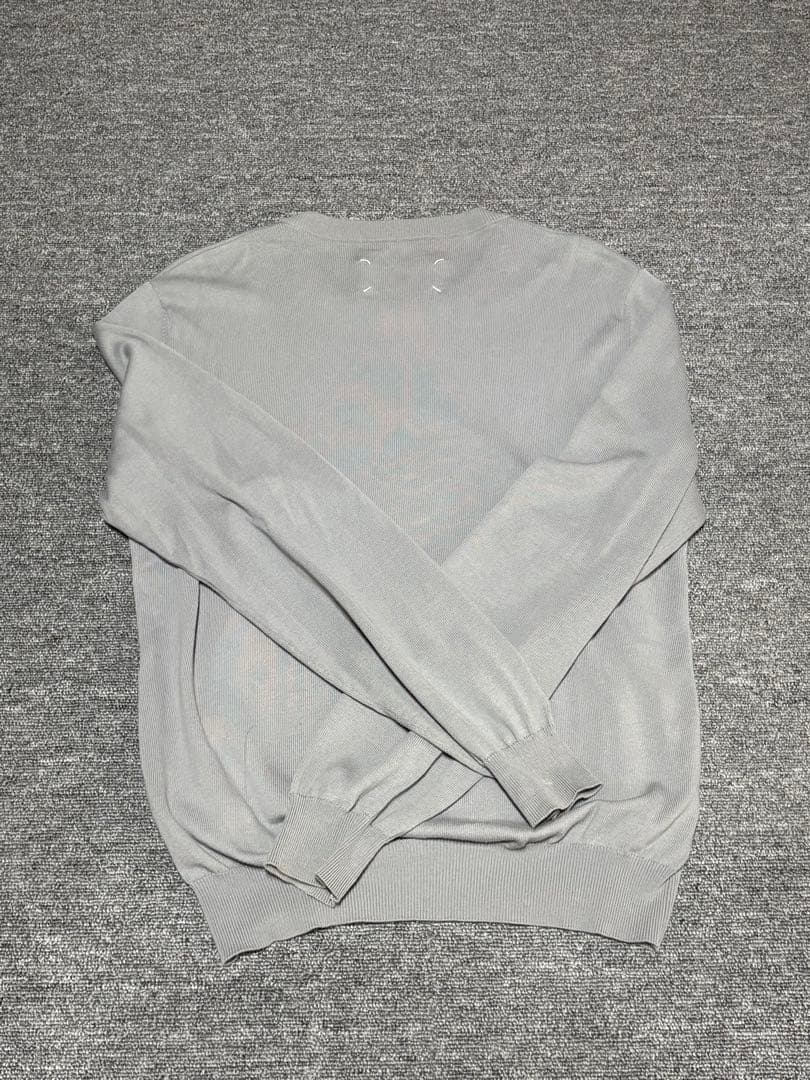 早い者勝ちMaison Margiela エルボーパッチ クルーネック ニット