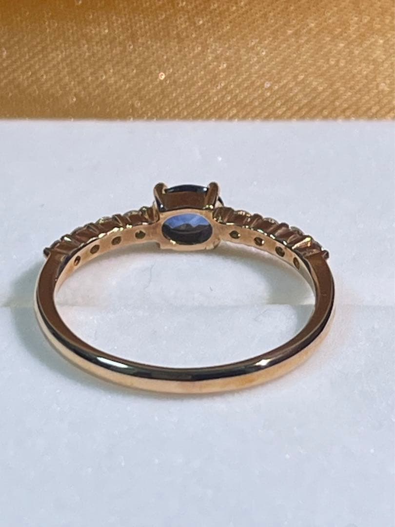 VERITE ベリテ ロイヤルブルーサファイヤリング 9号 K18