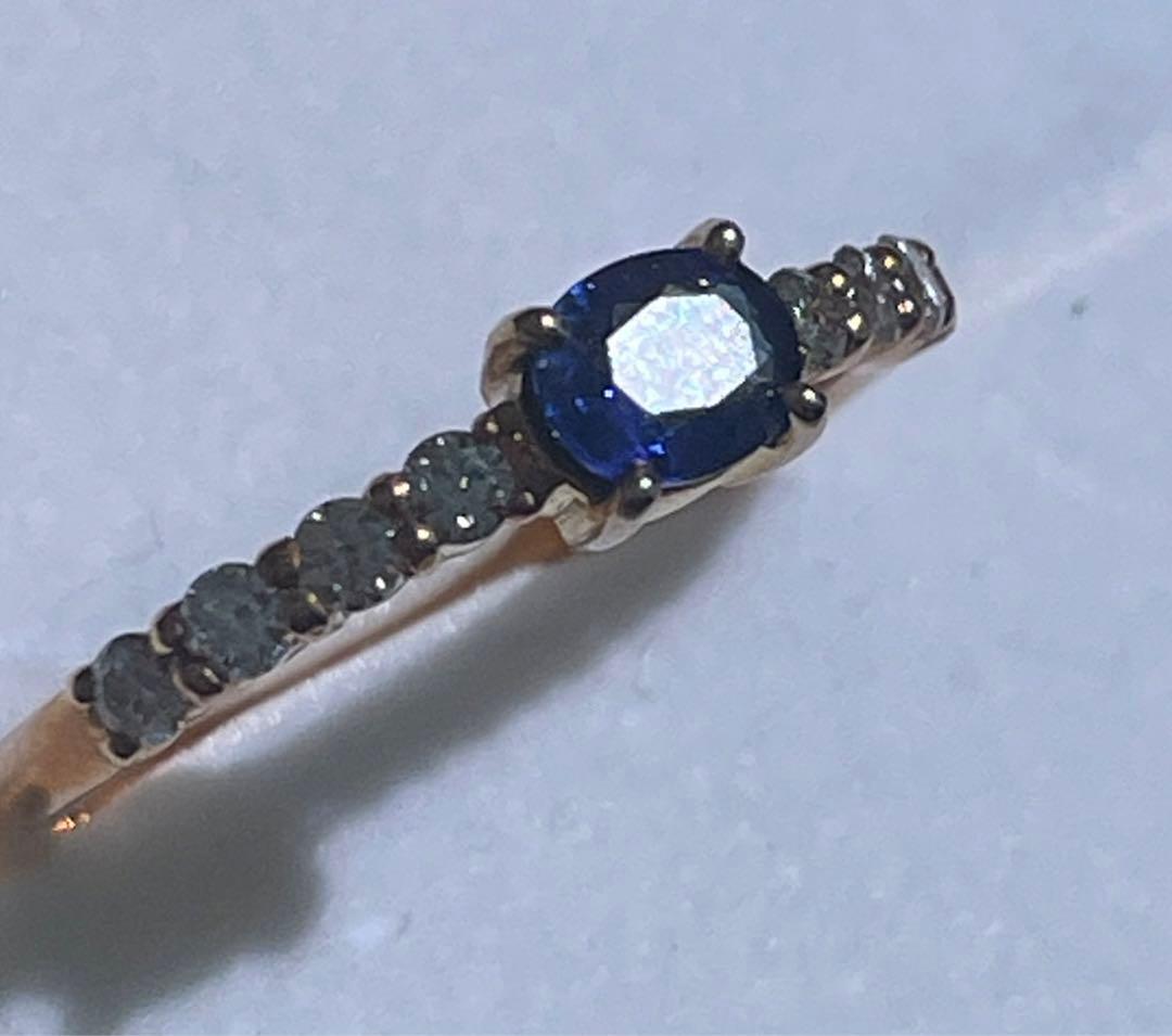 VERITE ベリテ ロイヤルブルーサファイヤリング 9号 K18