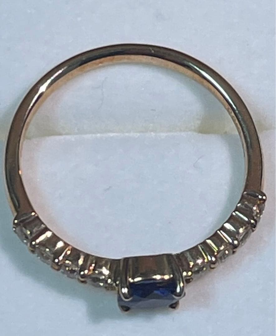 VERITE ベリテ ロイヤルブルーサファイヤリング 9号 K18