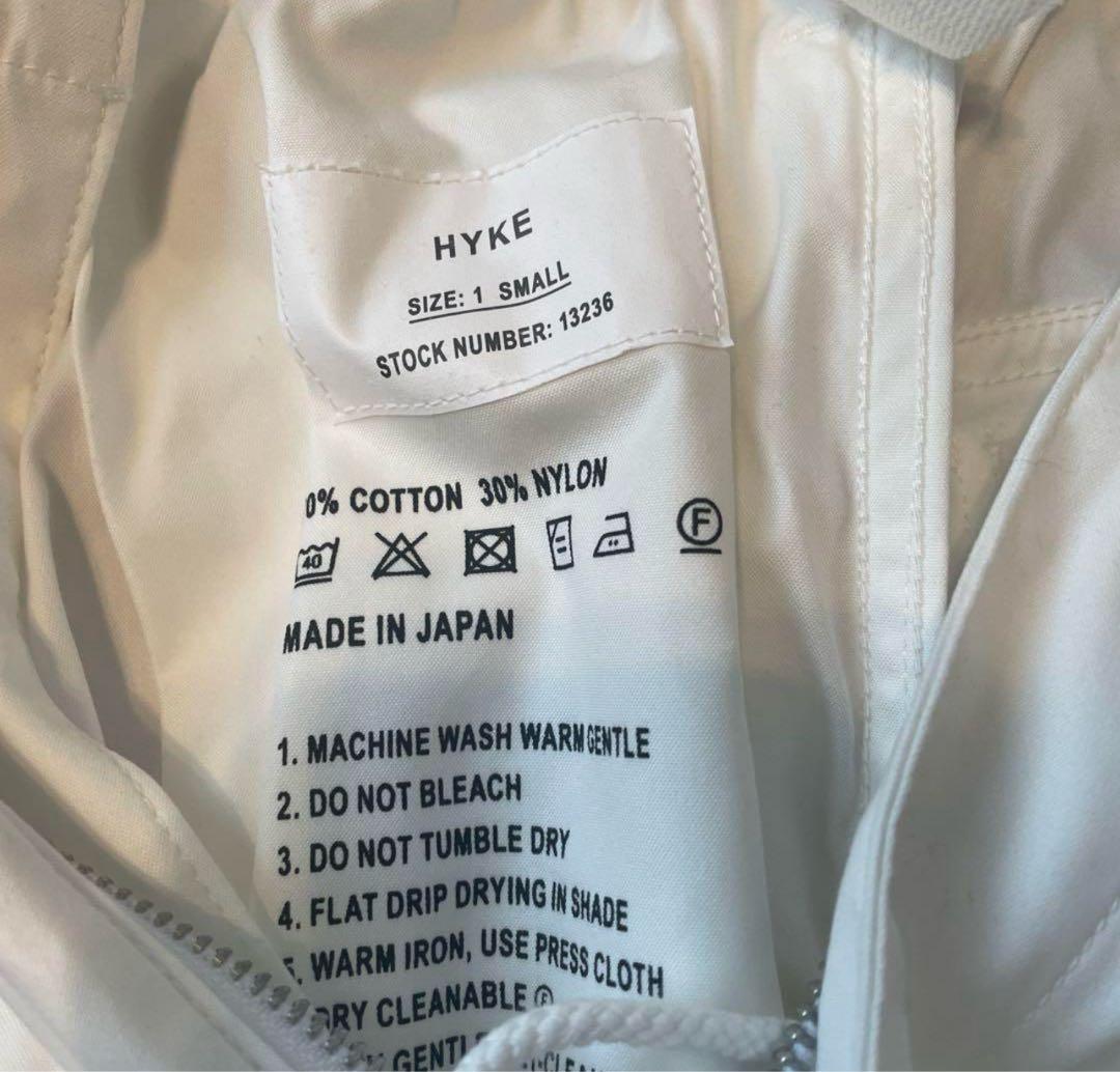 定価6万円弱　HYKE TYPE M-51 SHELL PANTS ホワイト