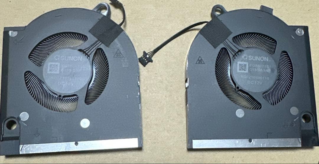 CPU&GPU 冷却ファン　DELLノートパソコン用
