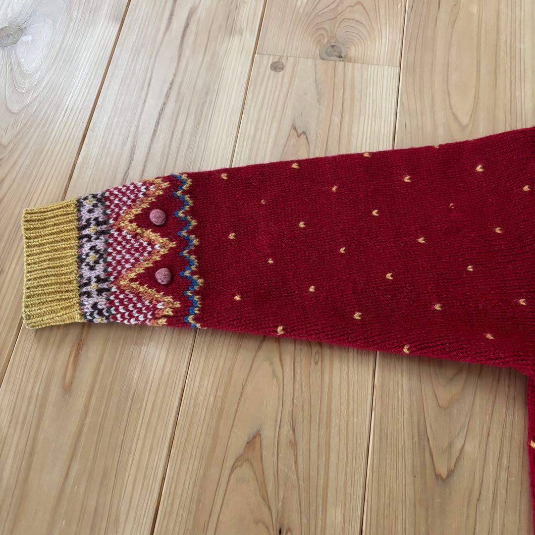 ス*ラ様 ★レア★古着PINK HOUSE ニット カーディガン フーディ立体バ