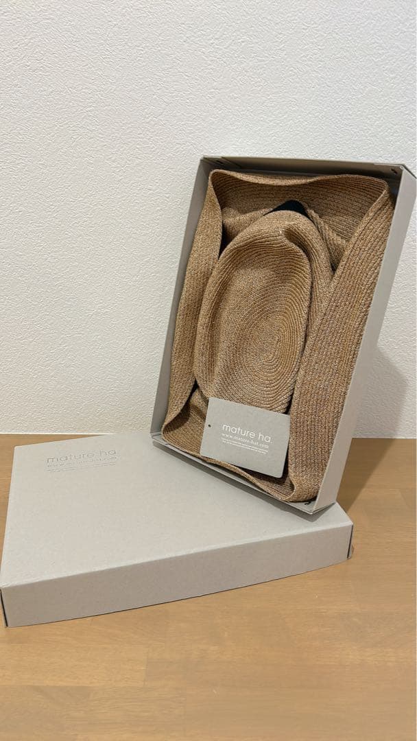 マチュアーハ　mature ha. 帽子　美品　11cm