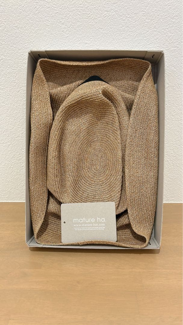 マチュアーハ　mature ha. 帽子　美品　11cm