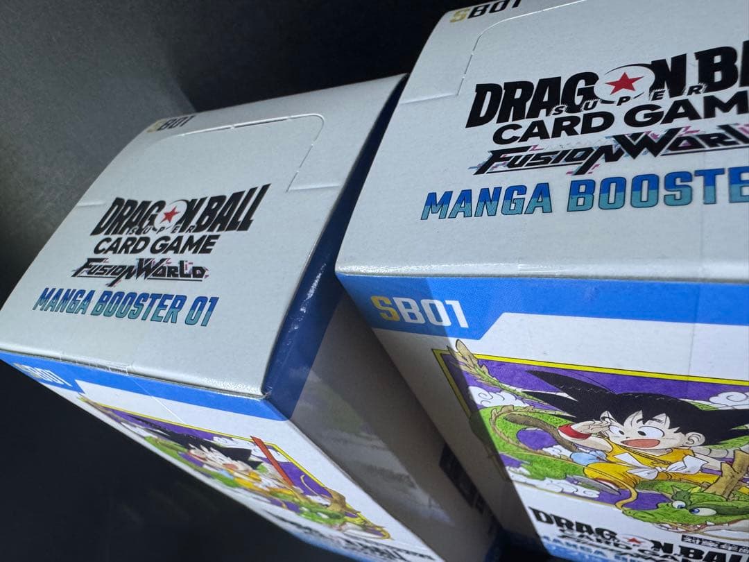 【新品未開封】ドラゴンボール MANGA BOOSTER 2BOX セロテープ有