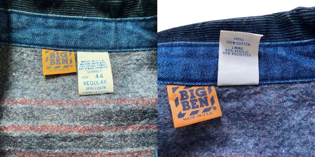 BIG BEN ビッグベン【色残り◎】80's デニムカバーオール XL