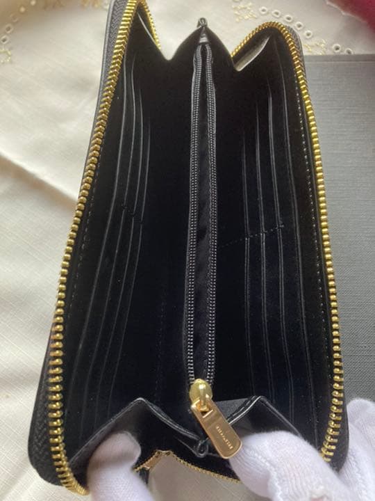 新品未使用COACH コーチ 長財布ブラウンブラックシグネチャー