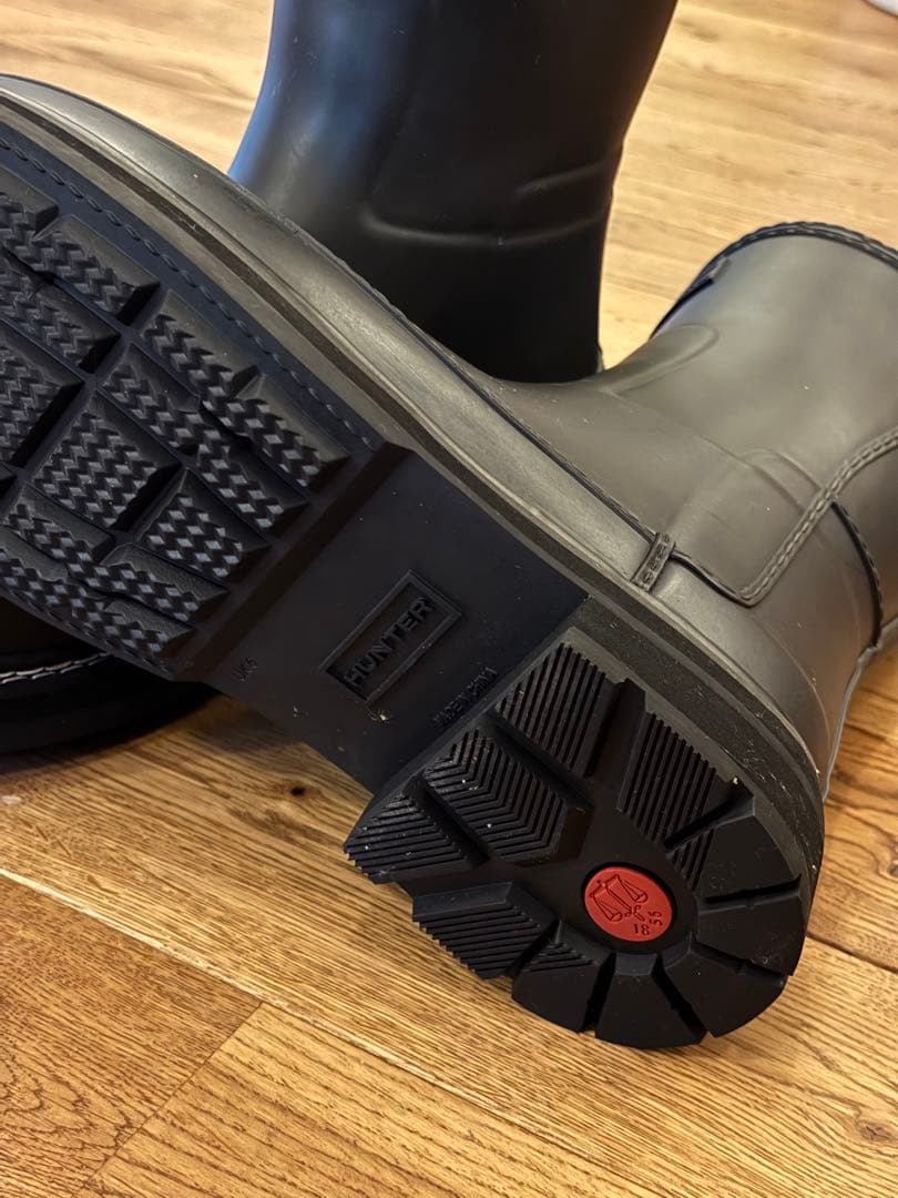 【RUN】HUNTER レインブーツ REFINED SHORT