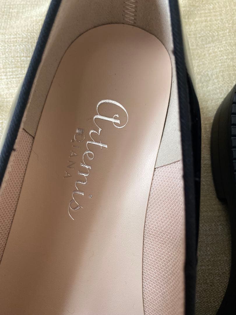 artemis by DIANA ビジューリボン　厚底ローファー