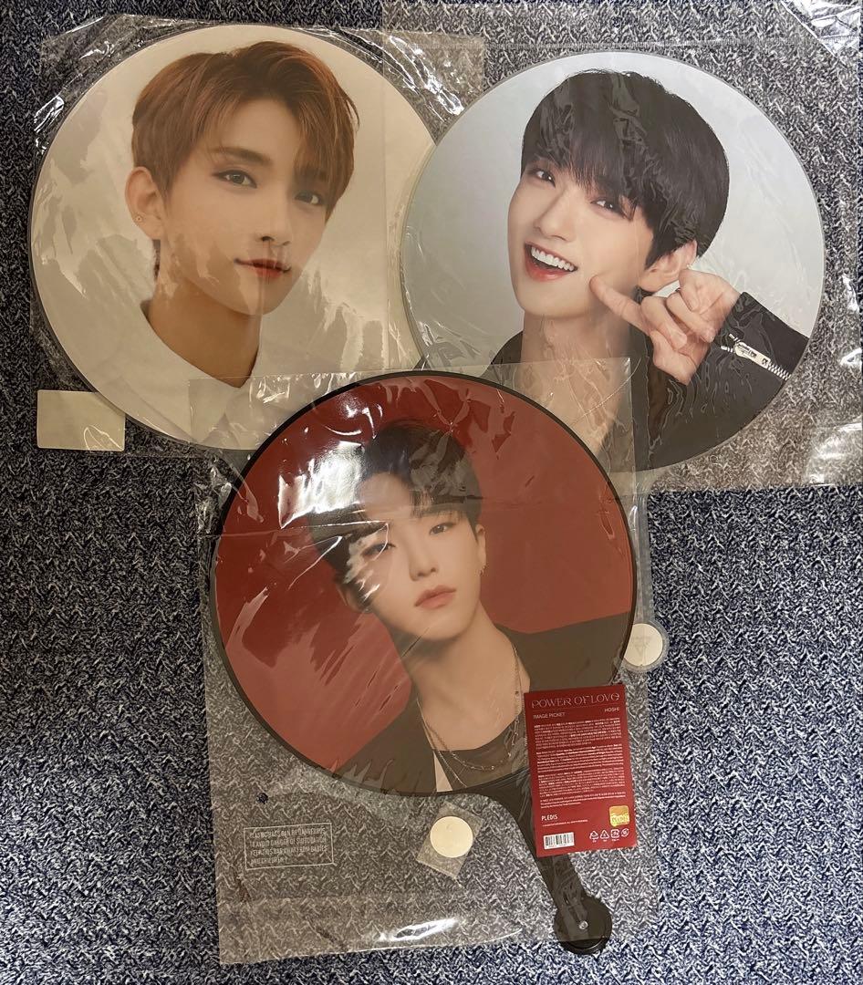 SEVENTEEN ジョシュア　ホシ　缶バッジ　トレカ　ラキドロ　うちわ　セット