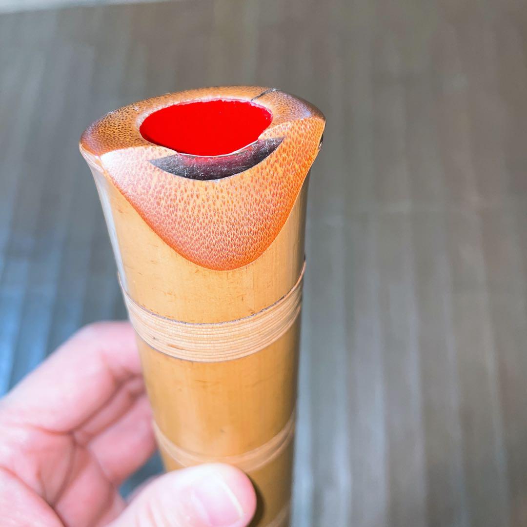 尺八 昌山 銘あり １尺８寸