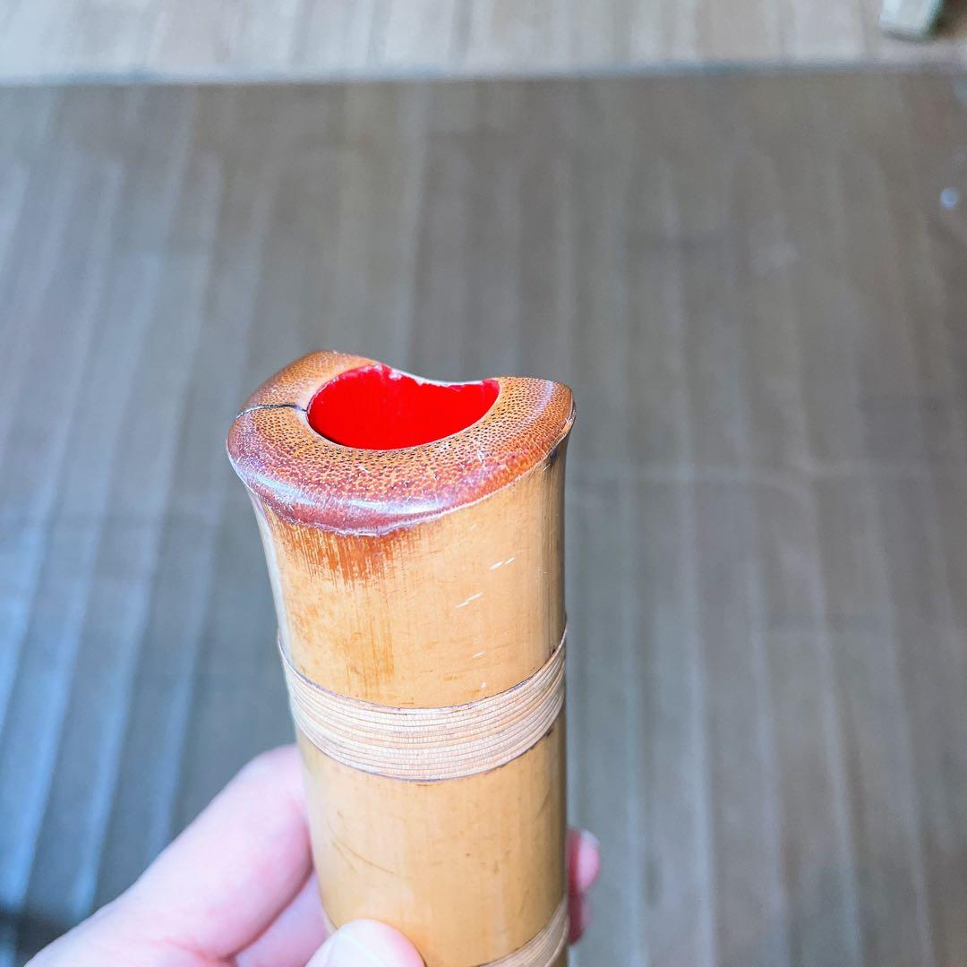 尺八 昌山 銘あり １尺８寸