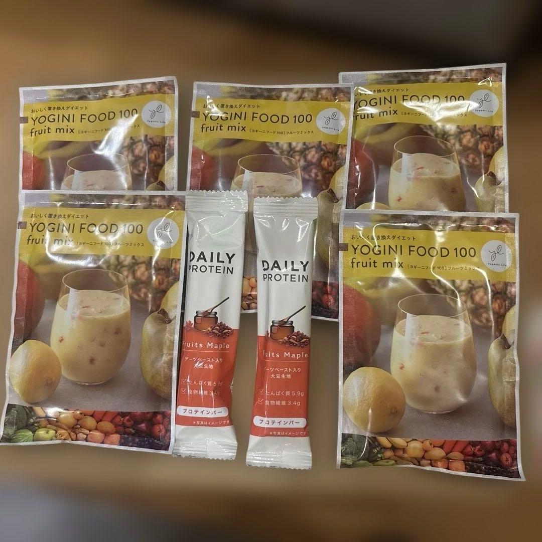 YOGINI FOOD ストロベリー 21袋➕フルーツミックス・プロテインバー