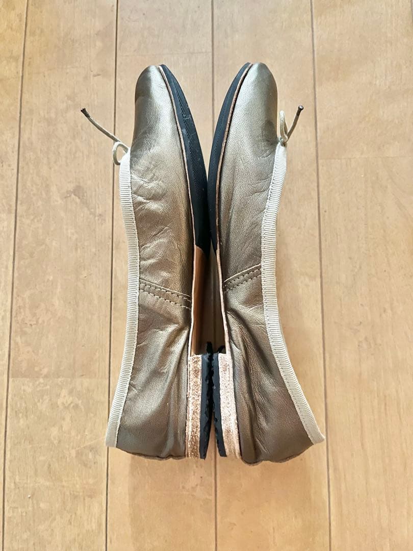 bululu-　E PORSIELLI バレエシューズ　ブロンズ