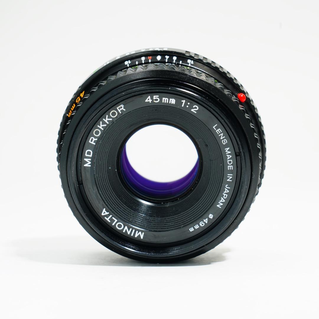 【美品】動作◎ ミノルタ MD ROKKOR 45mm F2 937