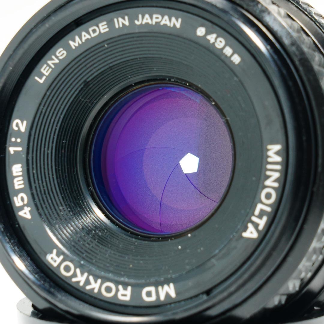【美品】動作◎ ミノルタ MD ROKKOR 45mm F2 937